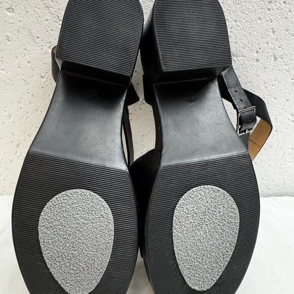 Seychelles Calming Influence Sandal Black Leather Size 9 - Picture 7 of 7